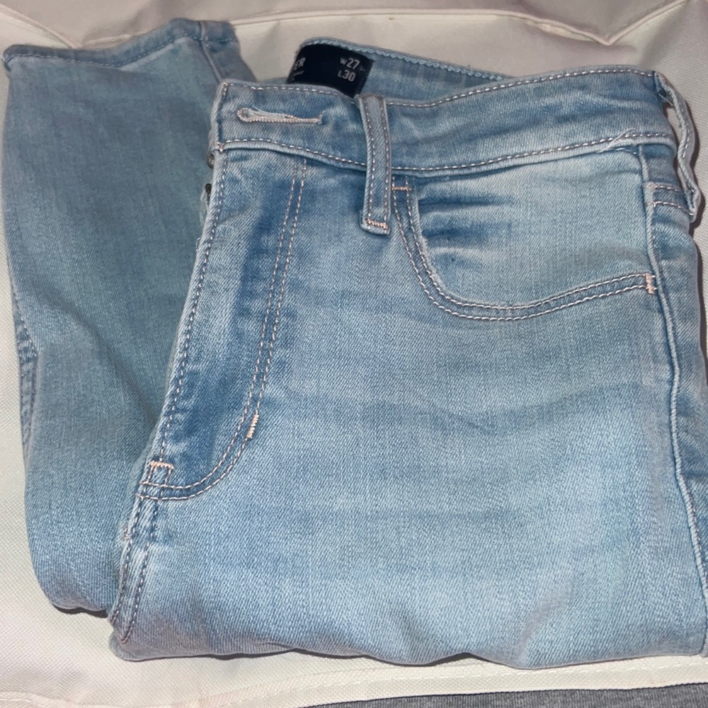 Hollister high rise super skinny jeans- super soft stretch- make an offer